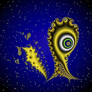 Modern Digital Illustration Prints: Fractal graphics, abstract