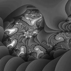 Abstract Art Illustration Prints: Fractal object