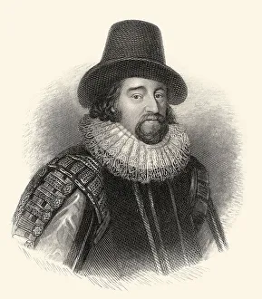 Francis Bacon Portrait Prints: Francis Bacon oder Baron Baco of Verulam