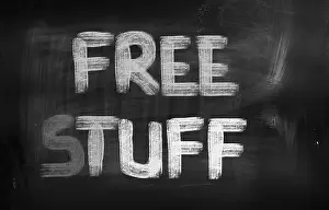 Symbolic Image Photography Prints: Free Stuff Concept