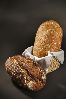 Fresh Bread Prints: Fresh bread on a dark background