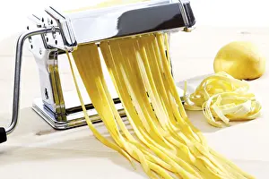 Kitchen Utensil Prints: Fresh pasta made with a pasta maker