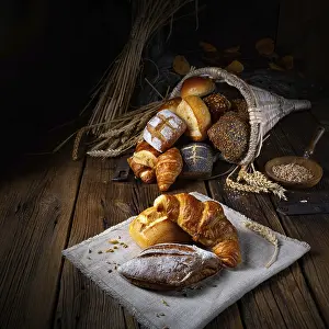 Fresh Rolls Prints: Fresh rolls in a cornea