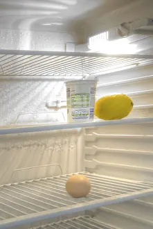 Healthy Eating Tips Prints: Almost empty fridge