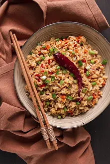 Fried Rice Prints: Fried Rice, with vegetables and egg