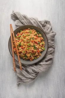 Fried Rice Prints: Fried Rice, with vegetables and egg