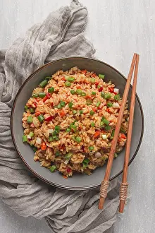 Fried Rice Prints: Fried Rice, with vegetables and egg