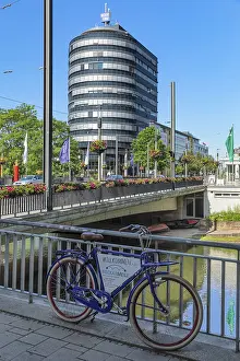 Friedrich Ebert Bridge Prints: Friedrich Ebert Bridge with Neckar Tower