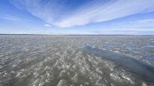 Podersdorf Am See Scenery Prints: Frozen lake, ice and structures
