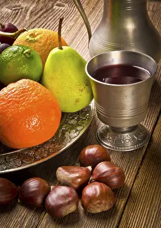 Studio Shot Dessert Prints: Fruit plate