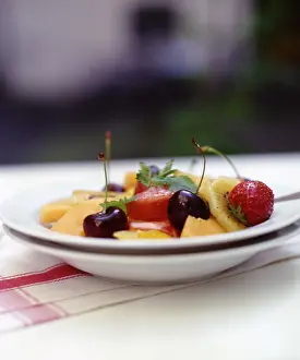 Fruit Still Life Prints: Fruit salad