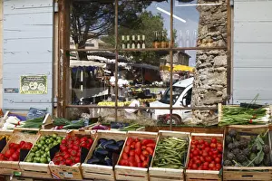 Prints of Fruit and Vegetable Store, Castle Square, Gordes, Provence, France Fruit and Vegetable Store, Castle Square, Gordes, Provence, France Vaucluse Prints: Fruit & Vegetable Store Print, Castle Square Gordes France