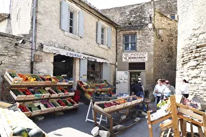 Prints of Fruit and Vegetable Store, Castle Square, Gordes, Provence, France Fruit and Vegetable Store, Castle Square, Gordes, Provence, France Vaucluse Prints: Fruit and Vegetable Store Print, Castle Square Gordes France