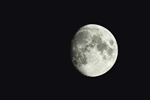 Black Sky England Prints: Fullmoon in the black sky, Devon