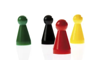 Board Game Tokens Prints: Game pieces