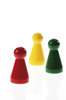 Board Game Tokens Prints: Game pieces
