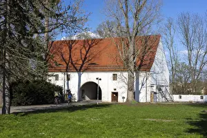 East Germany Tourist Attraction Prints: Gatehouse to the former manor in Dolitz
