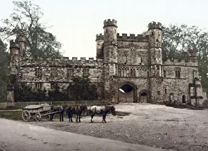 Historical England Prints: The gateway of the Abbey of Bath