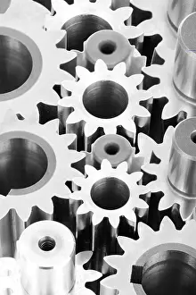 Cogwheel Mechanics Prints: Gear wheels