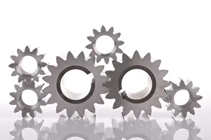 Cogwheel Mechanics Prints: Gear wheels