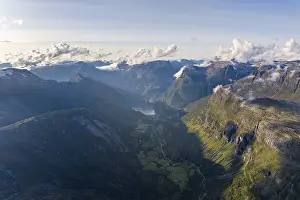 Scandinavian Nature Landscapes Prints: Geiranger