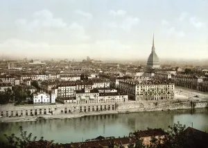 Piedmont Region Scenery Prints: General view from the Capuchin Hill