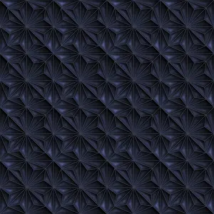 Symmetrical Geometric Shape Prints: Geometric star pattern, vector background