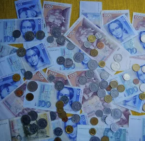 Foreign Exchange Market Prints: German Mark Notes and Coins