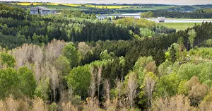 European Countryside Views Prints: Germany, Greiz, Thuringia, Weidatal