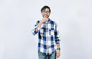 Deaf Communication Prints: Gesticulation of DRINK in sign language