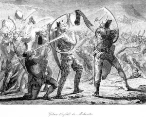 Middle East Military History Prints: Gideon raids the Midianites, raid