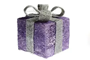 Gift Box Close Up Prints: Gift box, present