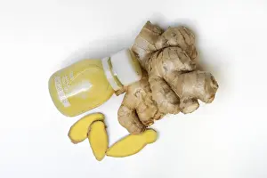 Natural Remedy Prints: Ginger, ginger root and ginger shot