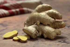 Food Photography Ginger Tuber Prints: Ginger, ginger root and ginger slices