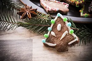 Baked Goods Nutrition Facts Prints: Gingerbread