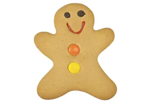 Baked Goods Studio Shot Prints: Gingerbread man cookie
