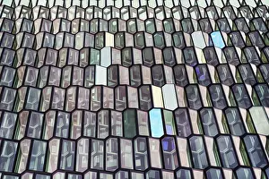 Glass Facade Architecture Prints: Detail of the glass facade