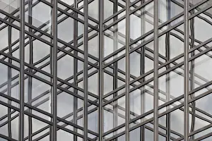Modern Glass Facade Prints: glass facade