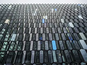 Modern European Architecture Prints: Detail of the glass facade
