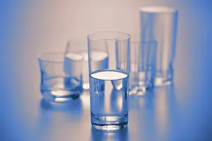 Mental Health Awareness Prints: Is your glass half full or half empty? depressed