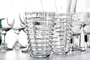 Studio Still Life Prints: Empty glasses
