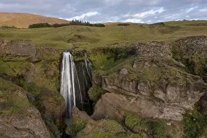 Southern Iceland Waterfalls Prints: Gljufrabui Waterfall