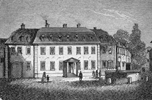 Weimar Germany Prints: Goethe's house in Weimar, Thuringia