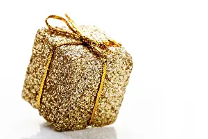 Studio Still Life Photography Prints: Golden present