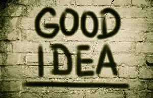 Framed Print : Good Idea Concept Print Framed Print : Good Idea Concept Print