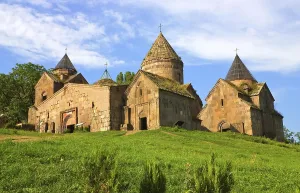 Prints of Goshavank Monastery was founded in 1188. It is located about 20 miles east of Dilijan, Armenia Armenia Prints: Goshavank Monastery Print: 1188 Founded in Armenia