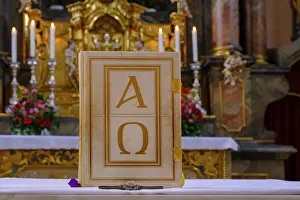 German Parish Churches Prints: Gospels, beginning and end, at the altar
