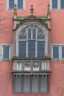 Ornamental Prints: Gothic Ornamental Bay Window Print (1530)
