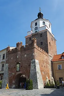 Gothic Tower Print, Lublin Poland