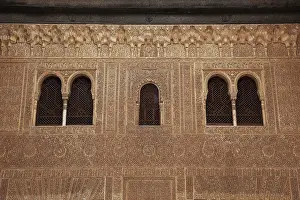Moorish Architecture Prints: Granada, Alhambra, part of the palace complex
